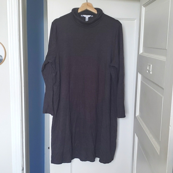 Additionelle 2X Charcoal Sweaterdress - Picture 1 of 5